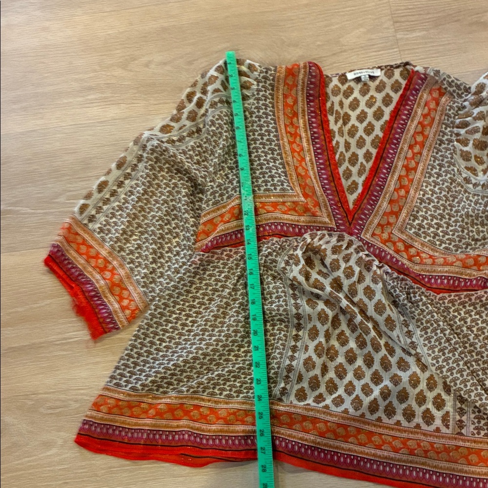 Rose & Olive Multicolor Patterned Mini Dress - image 1